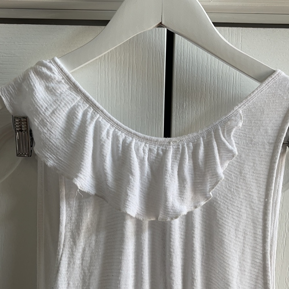 FREE PEOPLE Float Away Asymmetrical Ruffle Tank - Picture 11 of 15